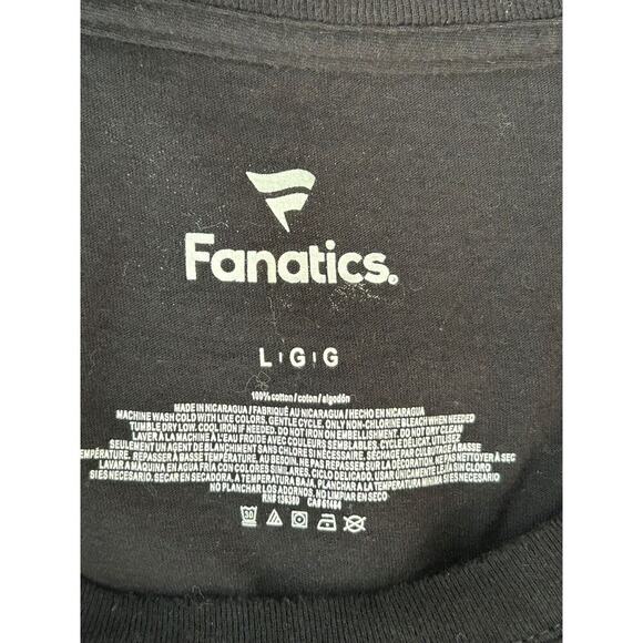Fanatics New Orleans Saints NFL Football T-shirt Size L Black Short Sleeve Tee - Picture 5 of 8